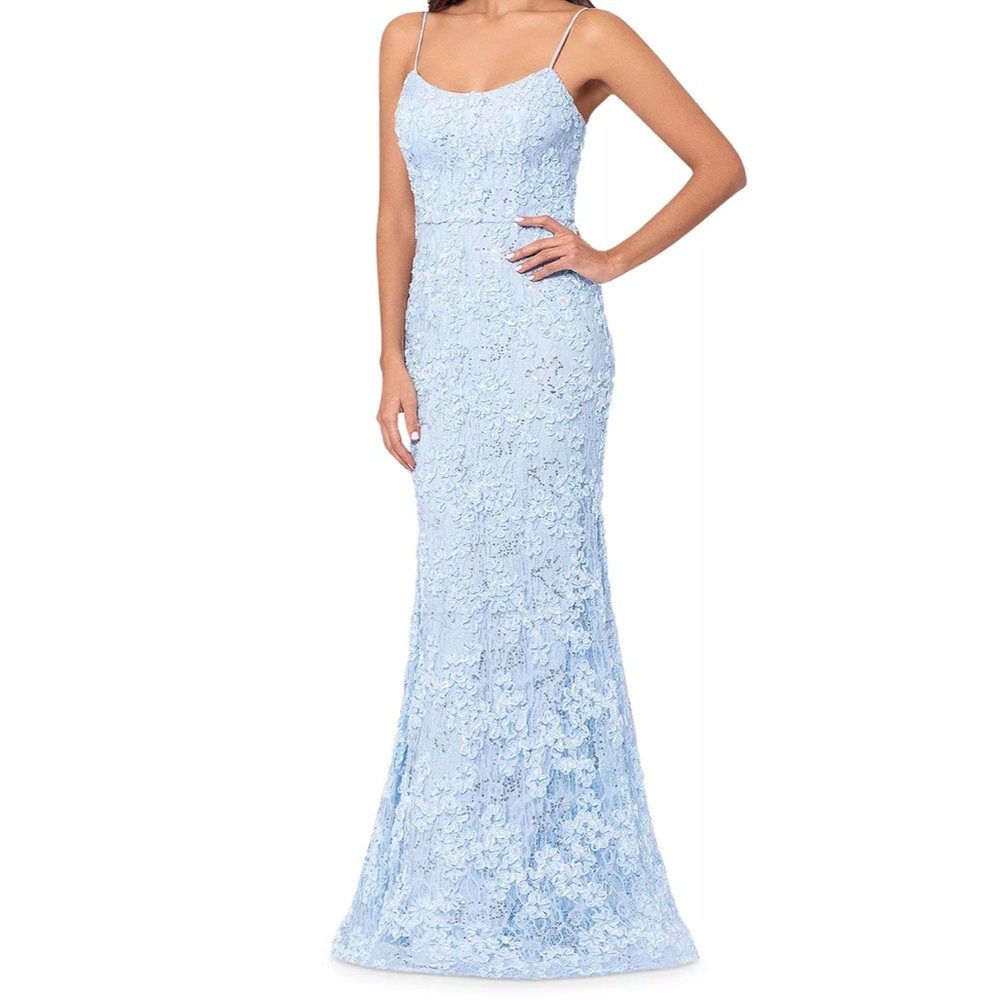 Embroidered Lace Gown
